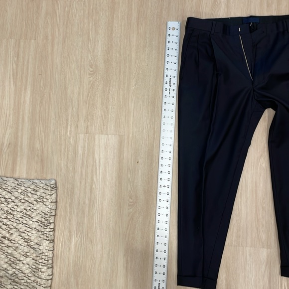 Brooks Brothers Midnight Navy Golden Fleece Pleated Pants - Picture 6 of 7